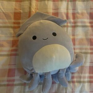 Light blue squid squishmallow